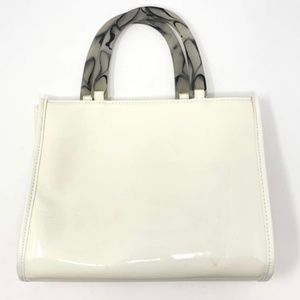 Neiman Marcus private label small patent tote NEW WITH TAGS